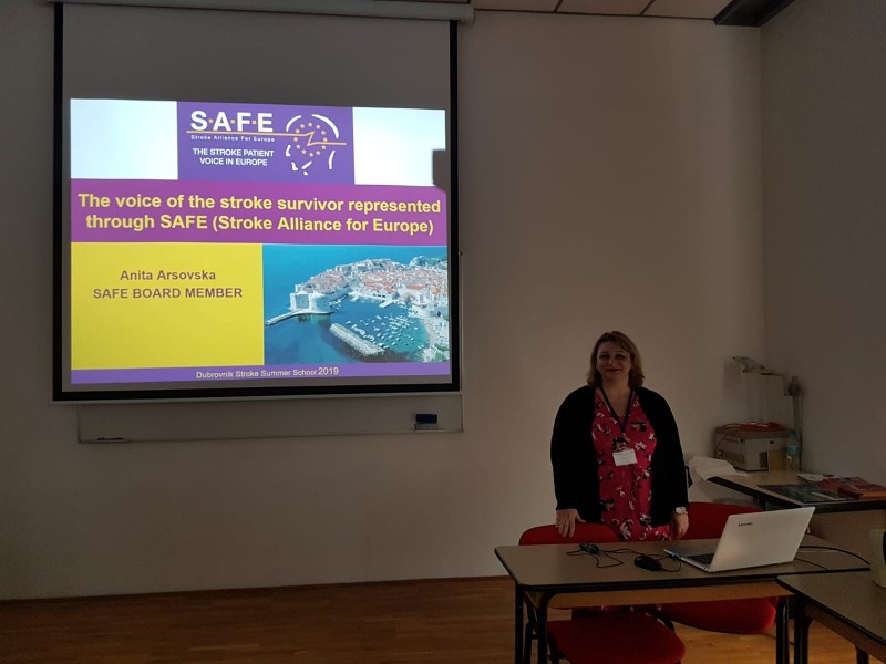 SAFE’s political activities presented and promoted during 30th Dubrovnik Summer Stroke School