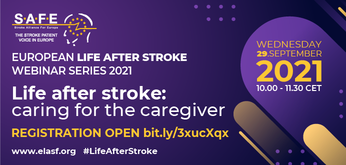 Caring for the caregiver – life after stroke webinar – open for registration now!