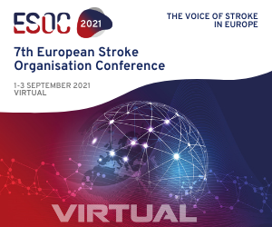 European Stroke Organisation virtual conference 1-3 September 2021.