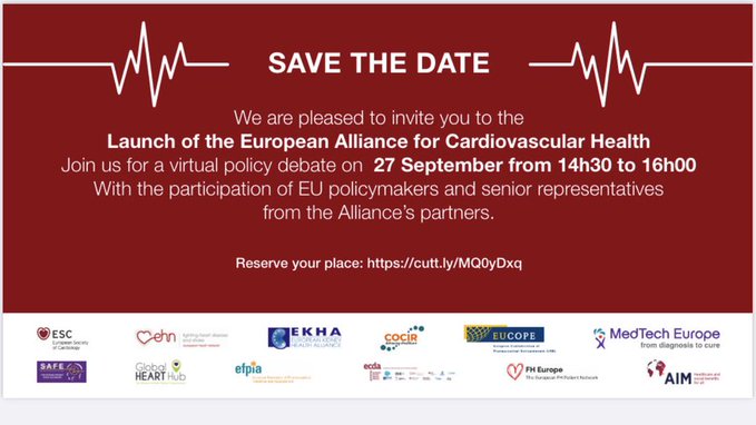 Launch of the European Alliance for Cardiovascular Health