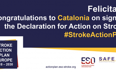 Catalonia signs the Stroke Action Plan for Europe Declaration on World Stroke Day