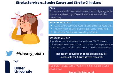 Unmet needs – young stroke study