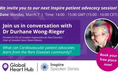 Global Heart Health’s Inspire patient advocacy event 7 March 2022