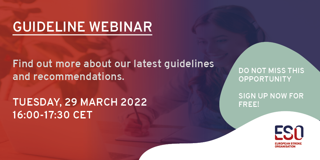 European Stroke Organisation Guideline Webinar