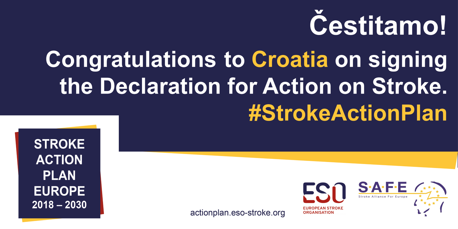 Croatia signs the Stroke Action Plan for Europe Declaration