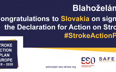 Slovakia signs the Stroke Action Plan for Europe Declaration