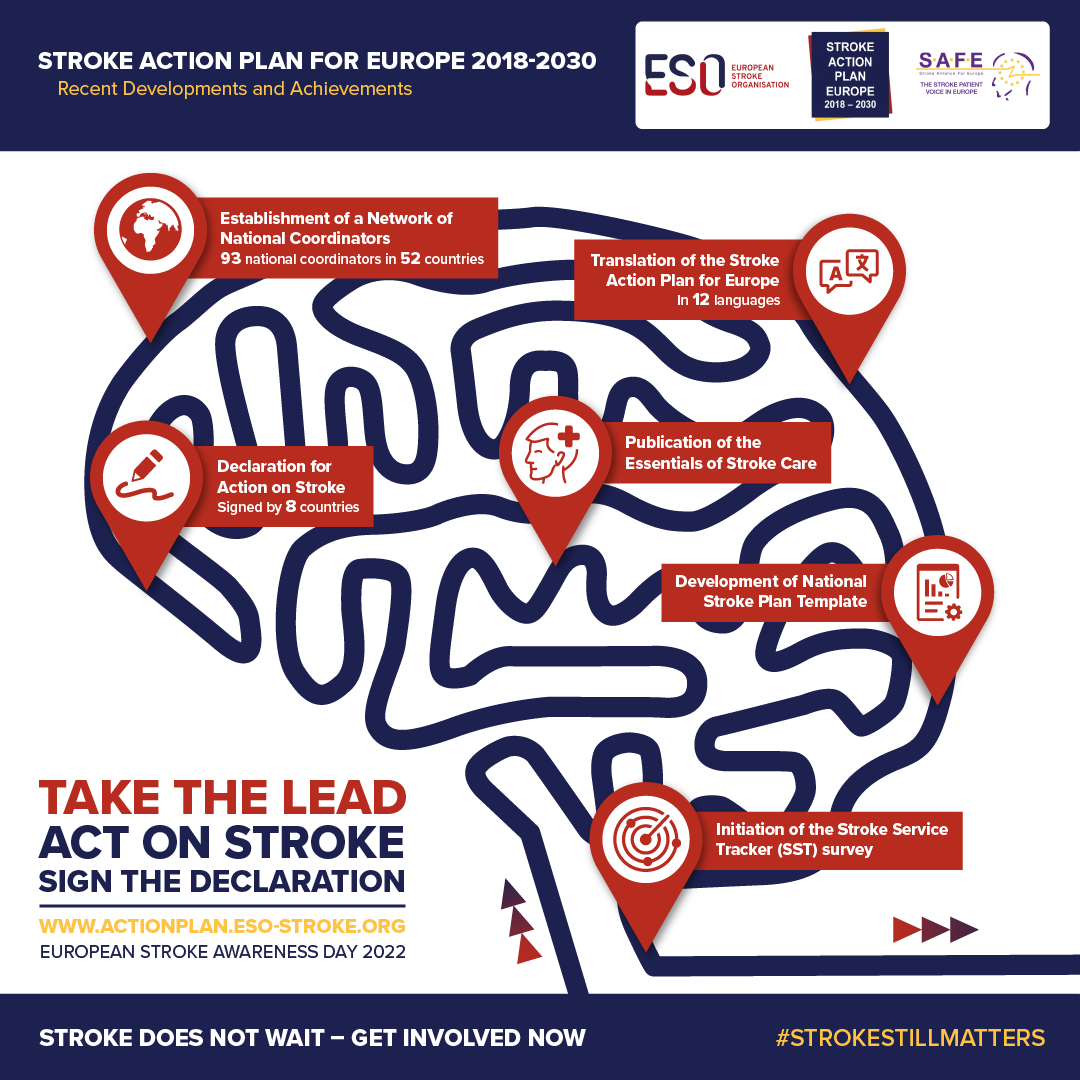 Celebrating successes of the Stroke Action Plan for Europe on Europe Stroke Awareness Day