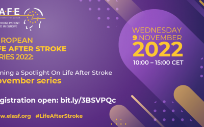 One day until our last event in the European Life After Stroke Series 2022
