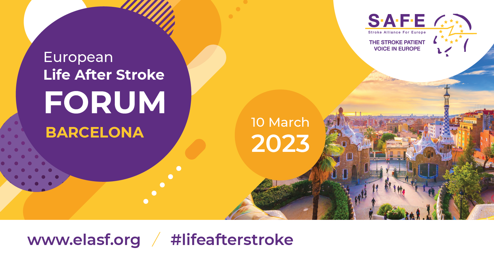 Join us at our European Life After Stroke Forum, 10 March 2023 in Barcelona