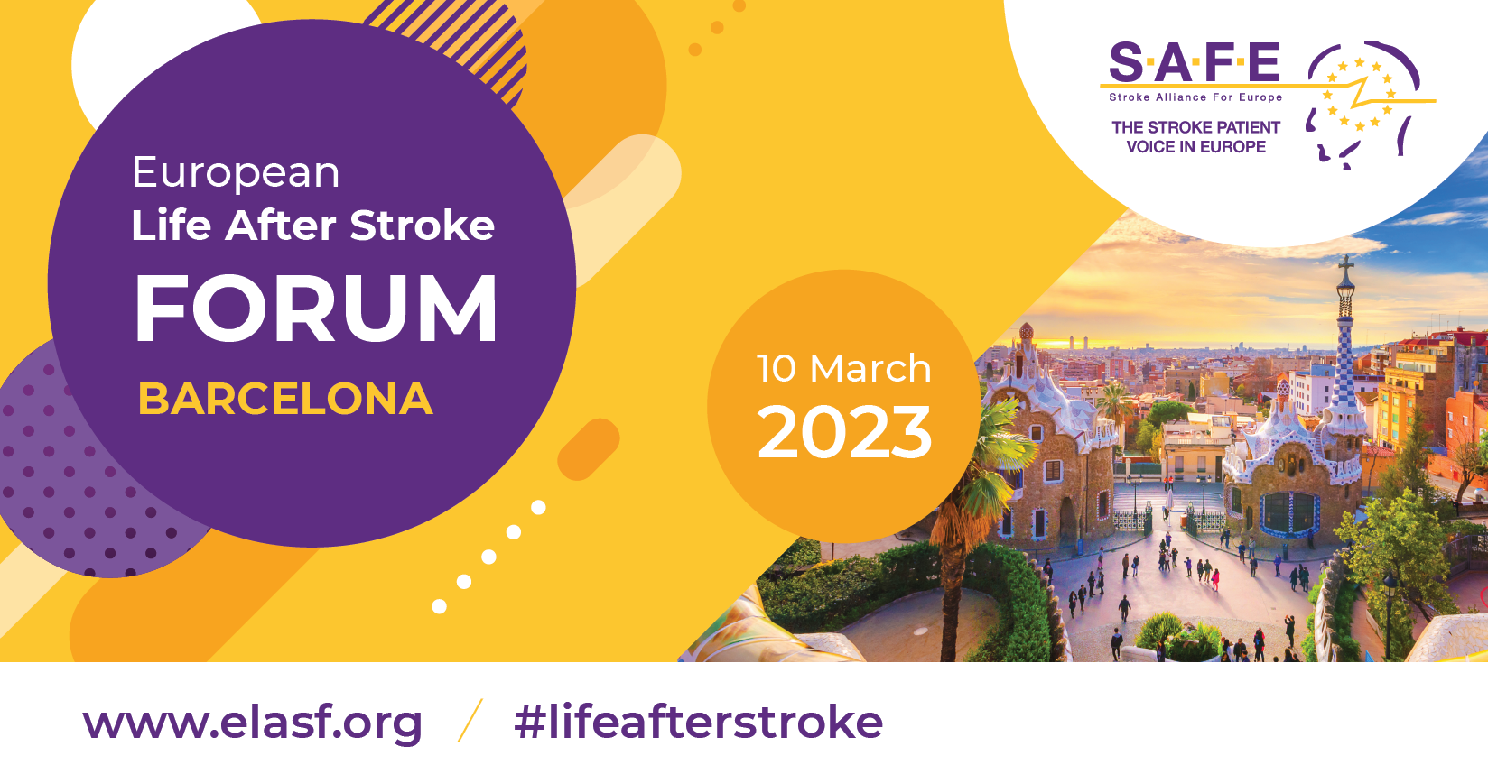 Join us at our European Life After Stroke Forum, 10 March 2023 in Barcelona  picture image