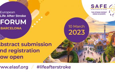 Registration is open for our first in person European Life After Stroke Forum on 10 March 2023