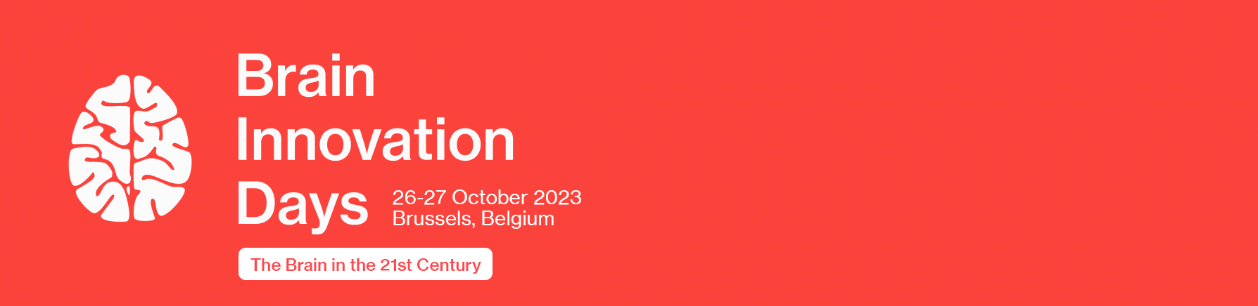 Brain innovation days in Brussels 26-27 October