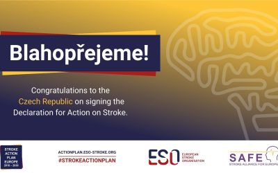 The Czech Republic signs the Stroke Action Plan for Europe declaration
